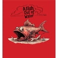 thumbnail image 4 of Fish Out of Water Youth Red Crew Neck Short Sleeve Tee-XS, 4 of 4