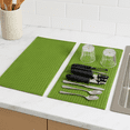 thumbnail image 5 of Dependable Industries 2 Pack Microfiber Dish Drying Mat 20 X 15 Inch  Dish Dry Pad Super Absorbent Green, 5 of 7