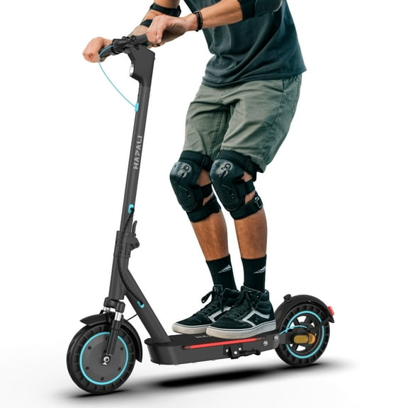 Electric Scooters for Adults, 650W Motor, 21 MPH, Foldable Design with Built in Side Lights & Turn Lights
