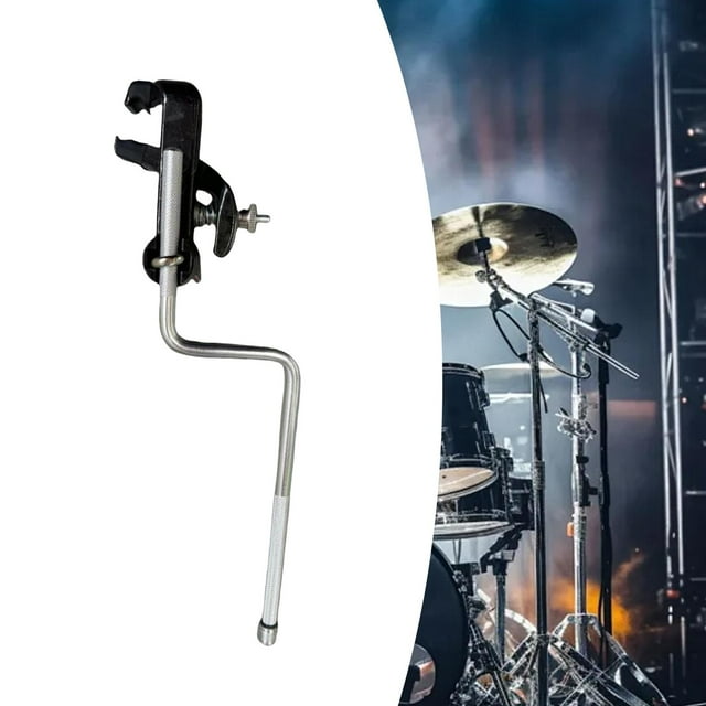 Soporte de cencerro de Metal, soporte de brazo Z para montaje de cencerro, para instrumentos musicales, panderetas, juego de batería, bloques de B