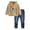 A-Coffee4, variant on Jamsmile Toddler Boys Outfit Sets Cute Dad Letters Print Long Sleeve Hoodie + Denim Pants Suits Autumn Kids Outfits