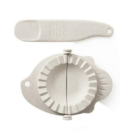

Blue Color Plastic Hanging Easy to Use Dumpling Making Tool Kitchen Gadgets Dumpling Mold Dumpling Maker BEIGE