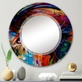thumbnail image 2 of DESIGN ART Designart 'Colorful Eye II' Printed Eye Wall Mirror 20in.x30in., 2 of 5