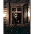 thumbnail image 4 of 2 Pack of Halloween Corrupt Priest Ghost Window Door Cover, Halloween Decoration, Party Decors, 4 of 12