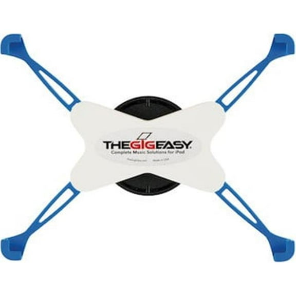 GigEasy SM2BLW Mic Stand Mount for iPad 2 3 4 Blue Arms & White Body