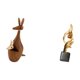 thumbnail image 5 of Estatua Animal Figura Artesanía Arte Abstracto Estatua Escultura Moderna de Resina Arte de Resina Figura Colección Creativa Artesanía Resina de Madera, 5 of 8