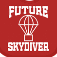 thumbnail image 4 of Inktastic Skydiving Future Skydiver Boys or Girls Baby Bib, 4 of 4