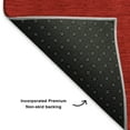 thumbnail image 5 of Addison Rugs Mayfield Premium Machine Washable Transitional Holiday Red Rectangle Rug, 3' x 5', 5 of 7
