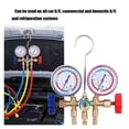 thumbnail image 3 of Refrigerant Manifold Gauge Air Condition Refrigeration Set Air Conditioning Tools With Hose And Hook For R12 R22 R-404A R-134a, 3 of 7