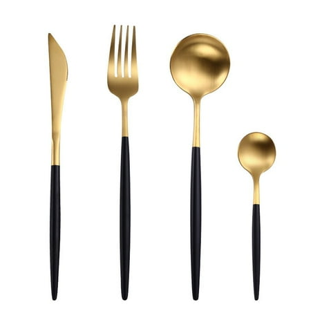 

Dinnerware Cutlery Set Tableware Set Gold Cutlery Stainless Steel Spoon Fork Spoon Tableware Kitchen Spoon And Fork Set