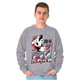 thumbnail image 4 of The Smurfs Kanji Up To No Good Men Big & Tall Sweatshirt Brisco Brands 2X, 4 of 5