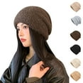 thumbnail image 1 of Sentmoon Tuques d'Hiver pour Femmes Bonnet d'Hiver Mode d'Hiver pour Femmes Bonnet Tricoté Bonnet Chaud Cache-Oreilles Bonnet Froid en Laine pour la Randonnée, 1 of 9