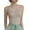 Khaki, variant on ZyeKqe Camisole Tops for Women Adjustable Strap Sleeveless Shirts V Neck Seamless Cami Shirts
