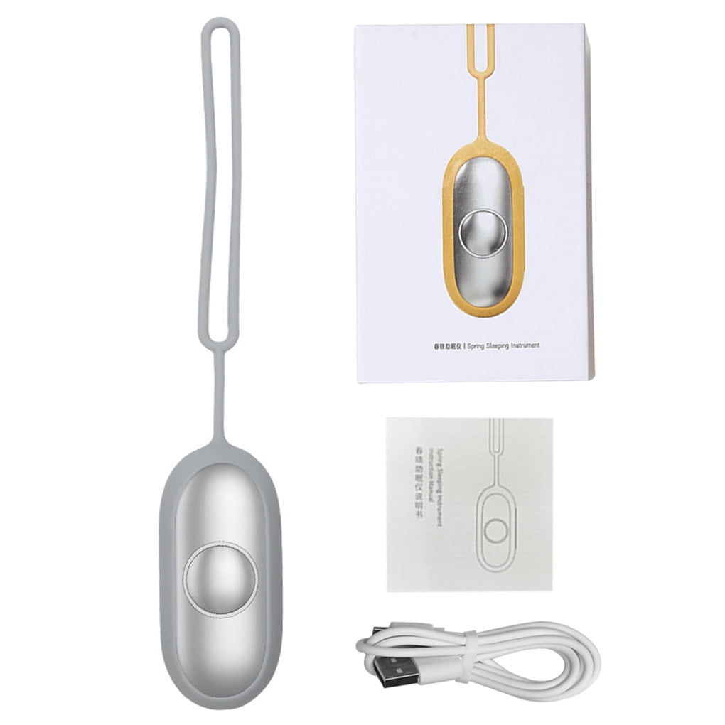 Hand Massager Sleep Holding Pressure Relief Massager USB Rechargeable Pressure Relieving Tool, Grey, M001