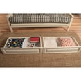 thumbnail image 2 of Porch & Den  Dent Full Size Futon Storage Drawers Antique White, 2 of 5