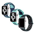 thumbnail image 1 of Paquete de 3 correas para Apple Watch estilo Sport, compatibles para todas las series y tamaños: 45mm, 44mm, 42mm, 41mm, 40mm, 38mm Mamá Pulpo  Paquete Sport, 1 of 3
