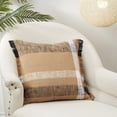 thumbnail image 3 of Saro Lifestyle Maxi Plaid Pattern Throw Pillow Cover, 3 of 3