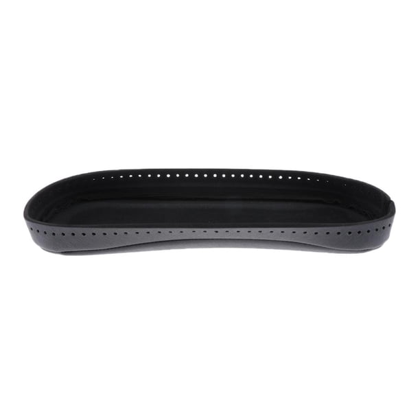 Base de cojín para insertar en la parte inferior de bolsas de ganchillo de cuero de PU para hacer tú mismo Negro-32cm