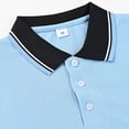 thumbnail image 5 of Men's Polo Referee Shirt Softball & Baseball Shirt Umpire Jersey Costume Short Sleeve, Chest Pocket Mens T-Shirts V Neck, 5 of 9