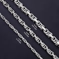 thumbnail image 2 of 4mm/6mm/8mm/10mm/12mm stainless steel chain Cuban chain/Cuban/figaro/Byzantine chain necklace men's stainless steel necklace, 40.64cm - 66.04cm, 2 of 5