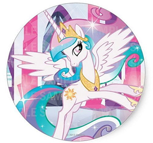 My Little Pony Princess Celestia Edible Frosting Image Photo 8' Round Cake Topper*