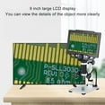 thumbnail image 3 of 9 Inch LCD Digital Microscope, 12MP High Definition Coin Microscope with Adjustable Stand Side Light for Coins for Plants, 3 of 7