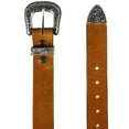 thumbnail image 2 of 1.5" (38mm) Tan Western Style Leather Belt, 2 of 5