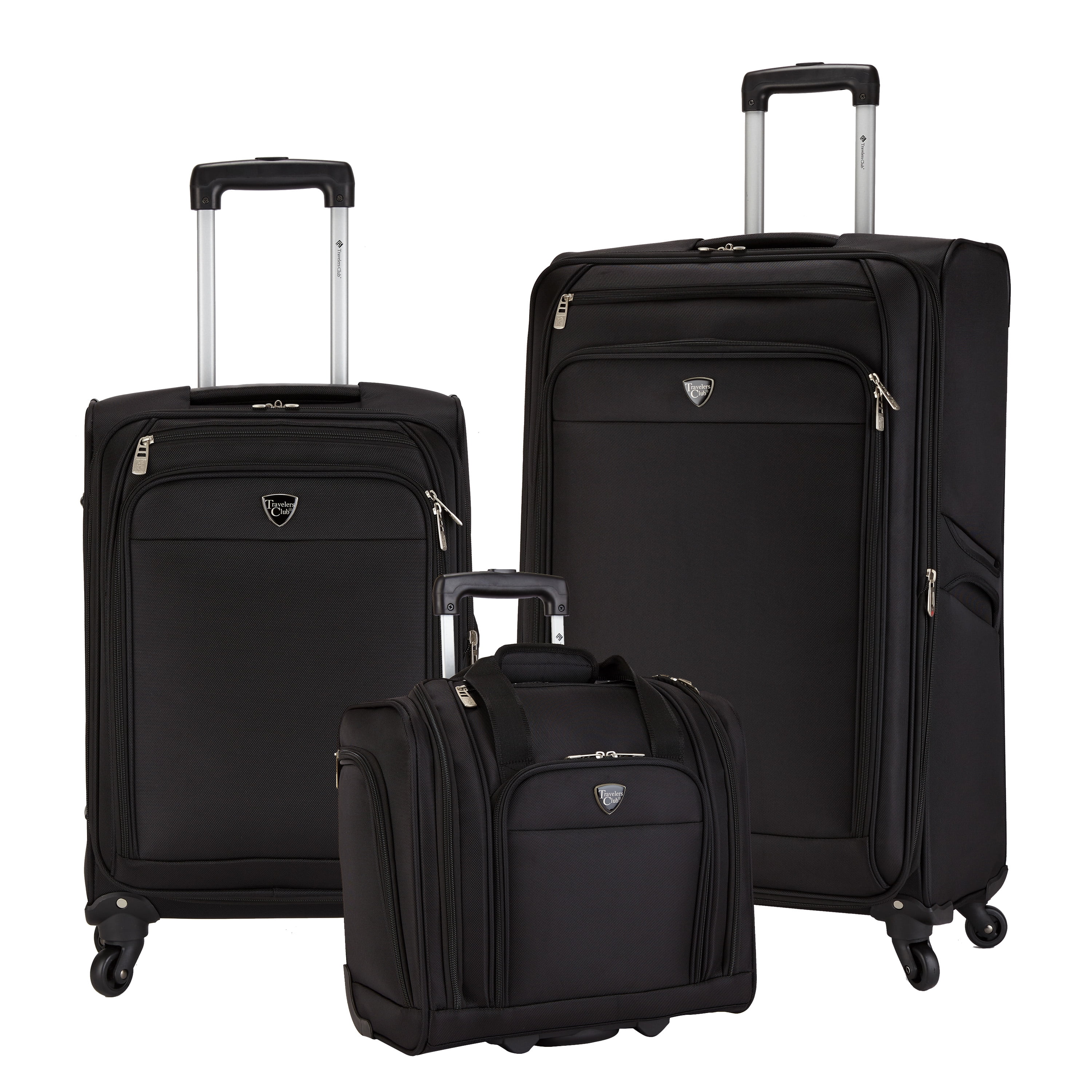 Travelers Club Monterey 3Piece Softside Luggage Set 28", 20" and 16