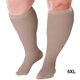 thumbnail image 5 of Jumpingount 2 pares de calcetines de compresión pantorrilla ancha para el cuidado de la salud Color de la piel multicolor práctico compresor de Medias Color de la piel/Cubierta de los dedos 5XL, 5 of 6