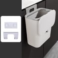 thumbnail image 5 of Kitchen Trash Can, Step-On Garbage Can with Lid, Tall Kitchen & Bathroom Trash Can, Small Office Waste Bin, White - Xuniizn, 5 of 7
