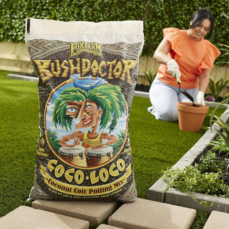 FoxFarm Bush Doctor Coco Loco Potting Soil Mix, 12 Qt