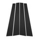 thumbnail image 1 of Recorte de ventana del pilar de la puerta 4 Pcs para KIA Carens 07-12 Negro, 1 of 6