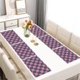 thumbnail image 2 of Red White and Blue Star Striped Pattern Summer Placemats Table Placemats Set Of 6-Linen Kitchen Washable Placemats Table Mats 11.8"x17.7" Non-Slip Heat Resistant, 2 of 5