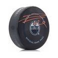 thumbnail image 1 of Leon Draisaitl Autographed Edmonton Oilers Official Game Puck, 1 of 2