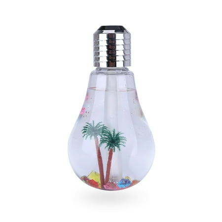 

ABIDE Bulb Air Humidifier 400ml LED Misting Aroma Diffuser with Night Light Humidification Portable Mist Maker Household Hotel