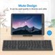 thumbnail image 4 of Foldable Bluetooth Keyboard, USB Rechargeable Wireless Keyboard for IOS, Android, PC Laptop Smartpho, 4 of 5