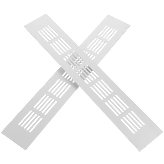 2 Pcs Cabinet Vent Covers Cabinet Air Vent Cabinet Ventilation Air Vent Cover Air Vents Cover Rectangle Vent Grille