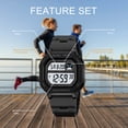 thumbnail image 6 of SKMEI Mens Digital Watch Square Sports Military Watches Waterproof Outdoor Chronograph Wrist Watches for Men with Dual Time/LED Back Ligh/Alarm, 6 of 9