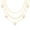 Gold-A, variant on Gold Layered Necklace for Women - 3Pcs 18K Gold Plated Floral Necklaces, Stainless Steel Stackable Cuban Link Chain Non Tarnish Trendy Jewelry, Herringbone Chokers Christmas Birthday Gifts for Her