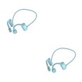thumbnail image 4 of Monstrate Auriculares de conducción ósea, inalámbricos, recargables, compatibles con Bluetooth, V5.2, auriculares con gancho para la oreja, auriculares Type2 NO2, 4 of 6