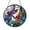Acrylic 3.5 Inch, variant on Colorful Dragonflies Stained Glass Suncatcher for Window Display, Translucent Wing Insect Nature Art Decor, Bright Hanging Ornament Gift