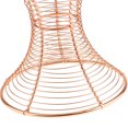 thumbnail image 4 of Porte-chapeaux en Métal Support de Casque Porte-Chapeaux Support de Perruque Présentoir de Rangement Rose Or, 4 of 8