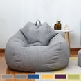 thumbnail image 1 of POINTERTECK Housse de Fauteuil Poire Sans Remplissage Housse de Fauteuil Poire Classique Housse de Sofa Fauteuil de Repos Housse de Fauteuil Poire de Rangement pour Adultes et Enfants - 100X120Cm, 1 of 11