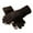 #0401-Black, variant on Betivan Women's Knitted Gloves Winter Thermal Warm Touchscreen Fleece Lined Thickened Snowflake Pattern Wrist-Fitted Casual Outdoor Daily Wear Gloves