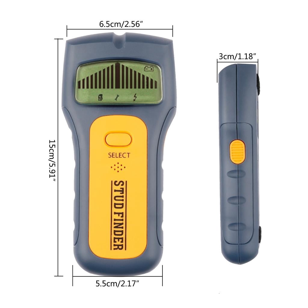 Metal Seeker Wall Scanning Portable Electronic Finder with LED IndicatorAudio Alarm for Wood Metal