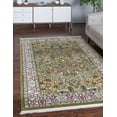 thumbnail image 3 of Rugs.com Rabia Collection Rug – 9' x 12' Green Low Rug Perfect For Living Rooms, Large Dining Rooms, Open Floorplans, 3 of 9