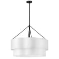 thumbnail image 2 of 47735BK Hinkley Lighting Gwen - 40W 8 LED Medium Drum Chandelier-27.75 Inch Tall and 32 Inch Wide-Black Finish, 2 of 9