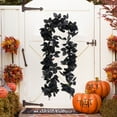 thumbnail image 4 of Artificial Black Rose Vine For Halloween Hanging Black Silk Flower Garland For Outdoor Home Wall Decorations Artificial Flowers Home Decor, 4 of 7