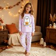 thumbnail image 2 of JAJAHO Halloween Kids Pajamas Boy Girl Long Sleeve Top And Pants Set Ghost Sleepwear 2 Piece Set 2-10Y, 2 of 7