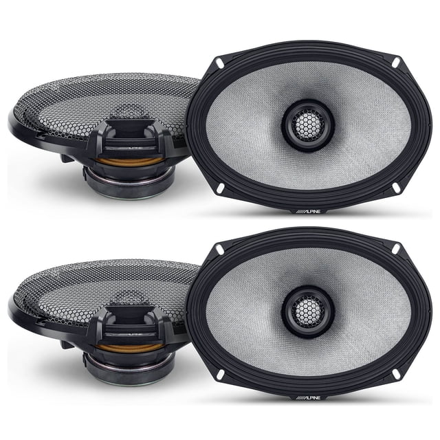 2 DS18 PRO-ZT69 6x9 Inch Water Resistant 2-Way Car Speakers - 275W RMS Each 12 thumbnail image
